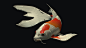 Butterfly Koi Fish (High Poly)