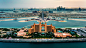 General 1920x1080 tilt shift cityscape Dubai United Arab Emirates architecture island sea hotels