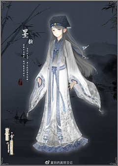 墨黛鱼采集到换装日记