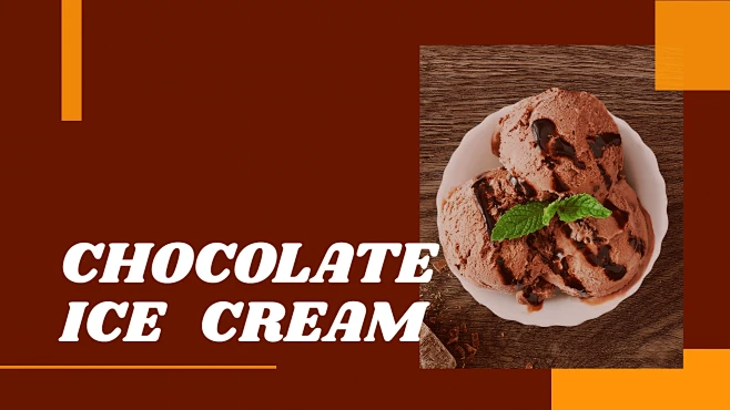 Chocolate Ice Cream Food Blogger Display素材-花瓣网