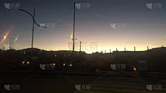 回家路上的日落