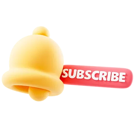 Subscribe Bell  3D I...
