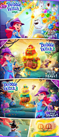 Bubble Witch 3 saga - Launch Campaign : King is a leading interactive entertainment company for the mobile world. In this page you can see some of the selected works from Brand Creative Studio - King's inhouse Agency.Bubble Witch 3 Saga – Selected works f
