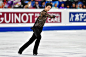 Yuzuru Hanyu of Japan competes in the Men Free Skating on day four of the 2019 ISU World Figure Skating Championships at Saitama Super Arena on March...