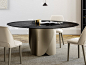 Round crystal table ONDA | Round table by EFORMA