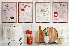 Sunday Brunch posters 50款网红咖啡馆餐厅Brunch早午餐装饰手绘插画海报挂画ai设计素材_UIGUI-国外高品质设计素材共享网