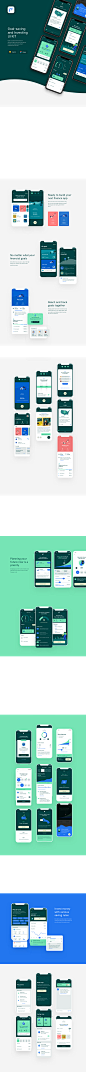 科技金融app长图-UI中国用户体验设计平台