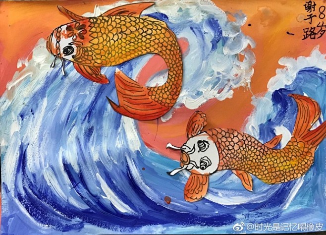 #少儿美术教程参考##创意儿童画##少儿...