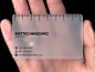 Leveraging the power within your brand to make your business stand out. Translucent business cards using polymer plastic that diffuses light as it passes through.