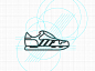 Timeless Sneakers icon set : Timeless sneakers.