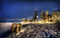 cityscapes HDR snow buildings Wallpaper #57973 - wallhaven.cc