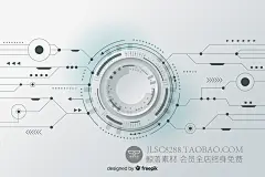 高科技电子电路图线路图网络Banner海报设计KV背景模板AI矢量素材-淘宝网