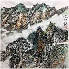 远烟凝翠采集到高晶山水画