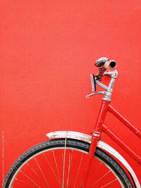 Red Wall and Bicycle...