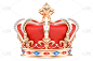 王冠,三维图形,黄金,白色背景,分离着色,地名,贵重宝石,水平画幅,王子,公主