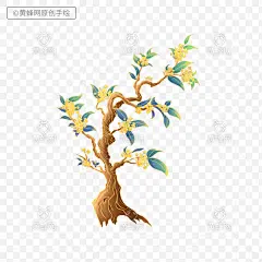 手绘桂花,桂花,桂花树枝,秋天桂花,桂花插画,手绘桂花树,桂花树插画,卡通桂花树,png,免扣素材,