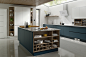 Infinity contemporary kitchens CGI : A series of kitchen images for Wren, designed and produced in CG by Pikcells. We built hundreds of custom textures and 3D models for this project, ranging from photographing huge slabs of granite to simulating cloth te