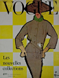 Vogue cover by Rene Gruau 1956