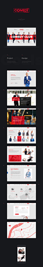 Comedy Club - Saint Petersburg by 国外WEB灵感 - UE设计平台-网页设计，设计交流，界面设计，酷站欣赏