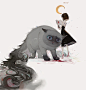 猫系列~_舞小仙__插画师作品_涂鸦王国gracg.com