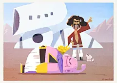 回归童真，能够唤起心底里单纯的小美好的插画作品