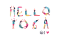 Hello Yoga Kids : Commissioned logo and illustrations for Hello Yoga Kids.