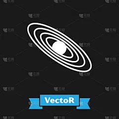 行星,分离着色,白色,计算机图标,黑色背景,球体,现代,天王星,地球形,冥王星