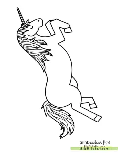 10张在星光下奔跑的彩虹独角兽纯洁和力量涂色画打印大图 | 涂色集，涂色画打印大图 : 在孩子们的心中，独角兽是一种充满魔力和梦想的生物，它们的形象多种多样，总是能激发无限的想象力。以下是对这些超级简单的独角兽卡通简笔画的扩写描述：梦幻色彩的选择：孩子们可以为独角兽选择梦幻般的颜色，无论是温柔的粉红色还是神秘的紫色，每一种颜色 10张在星光下奔跑的彩虹独角兽纯洁和力量涂色画打印大图
