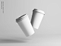 %name 7个咖啡纸杯定制外观设计效果图样机模板 7 Coffee Cup Mockups