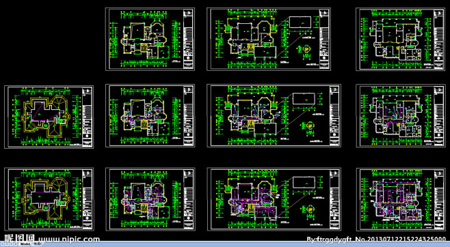 CAD DWG 图纸 平面图 素材 装修...