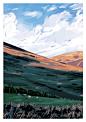 cumbria lake district Landscape Painting mountains National Park