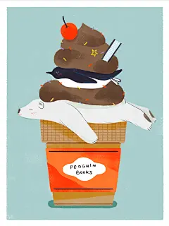 企鹅日历2020 插画 Penguin 2020 Calendar Illustration Design : 2020 Calendar，illustration design