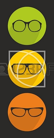 Glasses vector icon ...