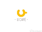 #LOGO设计# U Cafe logo设计，logo主体由字母“U”与咖啡杯图案结合而成，巧妙的将品牌名称与经营领域合二为一。logo主体使用明度较高的橙黄色，来自于食物原本色彩，同时起到增加食欲的作用。【左对齐原创设计】