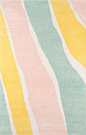 Novogratz Delmar Rug, Pastel : Featuring an eclectic pattern and pastel tones, the Tamryn Rug is perfect for any modern inspired space needing some color.