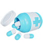 Medicine Jar 3D Icon
