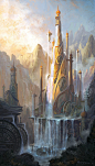peterconcept art fantasy Castle