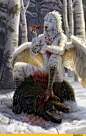 art,арт,Snow Harpy,гарпия,Fantasy,Fantasy art