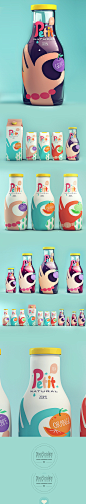 Petit - Natural Juice on Behance 真可爱啊