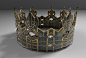 Crown for a dark knight. 3dmax, Yunna Minkova : Concept of the crown. This crown for the lesson, I did for my students. Training course - "jewelry 3D"