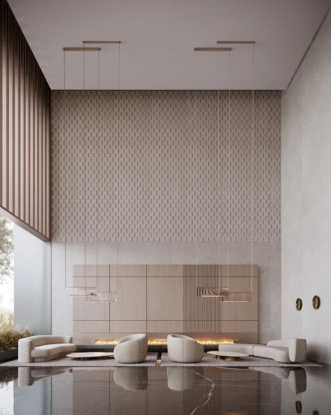 【新提醒】成都公寓大楼一层大堂+公区过道+地下电梯厅 | Artpartner | 2022 | 中国四川-序赞网-花瓣网