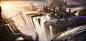 Waterfall, Dmitriy Kuzin : i painted this pic for myself, just for fun. I hope you like it)