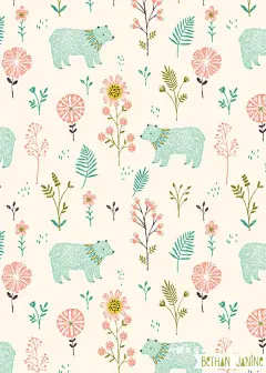 原创手工博文: 英国设计师 Bethan Janine 的植物花卉插画和面料花型设计- 手工客，手工分享生活社区