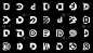 抽象标志集合与字母D