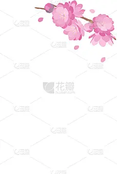 桃花背景春花女儿节