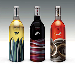 安若生采集到Stylish Wine Label Design Exampl