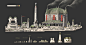 Tower of Babylon Architecture, Jonathan Blessin : Fantasy design work from 2019/2020
