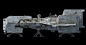 Crusader-class Corvette 13，Ansel Hsiao 为星战系列创作了大量飞船作品