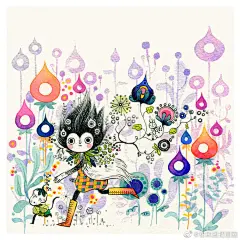 From：jules
【艺术家简介】： Lorena Alvarez是一位来自于哥伦比亚的插画师，她生长在博格塔，并在哥伦比亚国立大学学习平面设计艺术。她喜爱绘画，同时也喜欢设计玩具，作品包括传统插画、数字艺术创作和摄影。