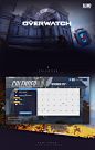 Overwatch UI Concept : This is my third project featuring Overwatch because of how dearly I love the game. This project displays three new concepts of which I have created including a Scheduler/Calender, File Share (Halo 3 Inspired), and a Skin Selector i